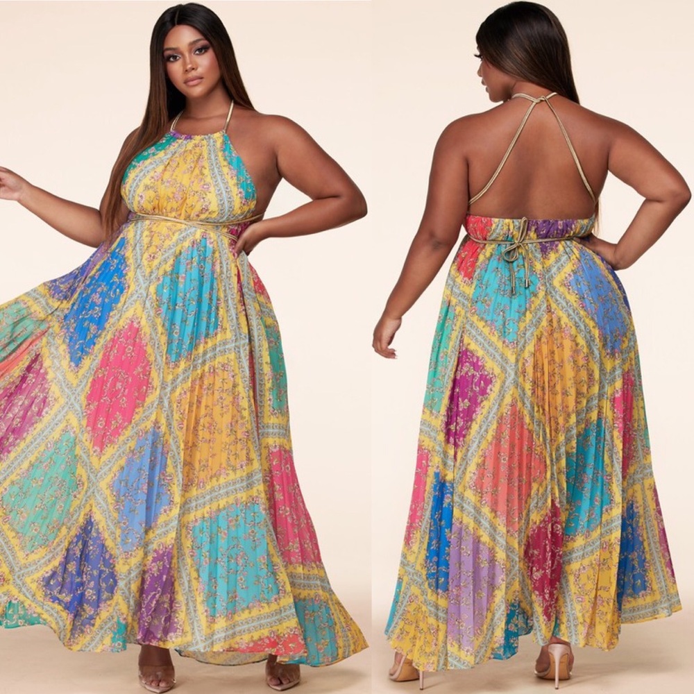 ✨LAST ONE✨Floral Accordion Dress